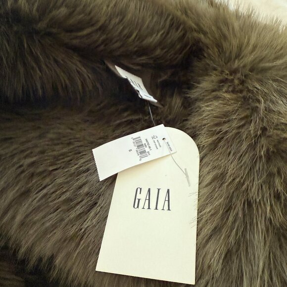 Gap × Cult Gaia Vegan Suede Wrap Coat - Brand New With Tags - Picture 2 of 9